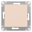 Выключатель Schneider Electric AtlasDesign 1-клавишный сх.1, 10АХ, бежевый, механизм - Электрика, НВА - Выключатели и розетки - Выключатели - omvolt.ru